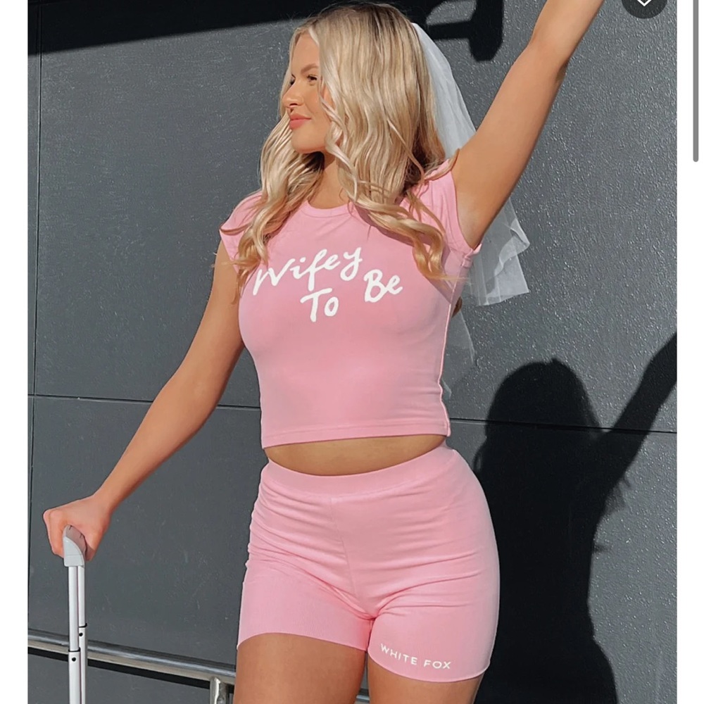 White fox pajama set